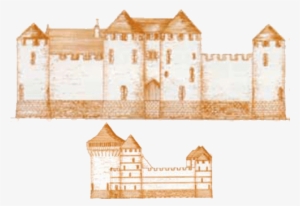 Sketches Of The Future Castle Of Guédelon, According - Castle