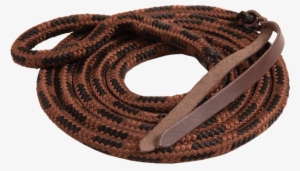 Cowboy Eye Slide Lead Rope 5/8"" X 9' No - Mustang Cowboy Poly Eye Slide Lead Rope - 6008