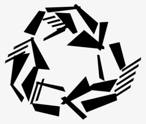 Vector Illustration Of Recycling Symbol Recycle For - Simbolo Reciclavel Em Png
