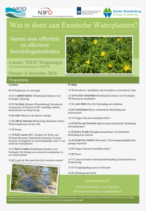 Symposium “wat Te Doen Aan Exotische Waterplanten Samen - Grass