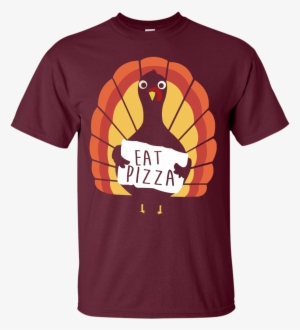 Eat Pizza Thanksgiving Funny Turkey Pizza T Shirt - Flash Clothes