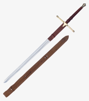 Sir William Wallace Sword Gold 52 Inch, , Panther Trading - Inuyasha Tetsusaiga