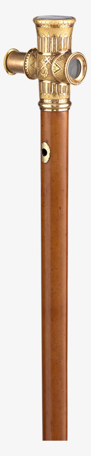 French Gold Monocular Cane - Sword
