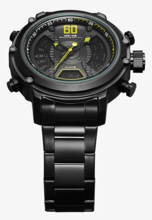 Weide Wh6905 Stainless Steel Military Wrist Watch Waterproof - Watch