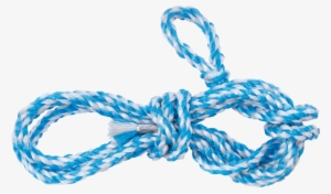 Scaffold Rope, Plastic, White-blue - Blue