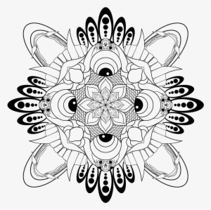 Mandala Skulls Print - Line Tibetan Art