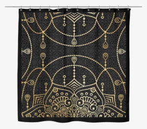 Chandelier Mandala Shower Curtain - Curtain