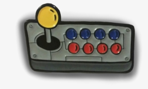 {rad Pins} Button Fighter Lapel Pin / Camp Kitsch Press - Lapel Pin