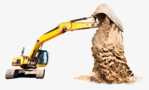 Bulldozer Pouring Sand - Heavy Duty Equipment Png