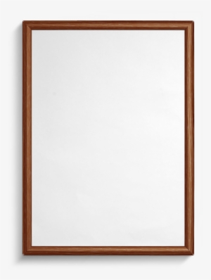 Black Portrait No Bg Dark Wood Portrait No - Picture Frame