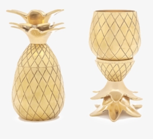 Gold Pineapple Shot Glasses - Pineapple Shot Glass - 2pk