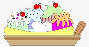Banana Split Clipart