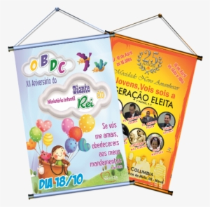 Banners São Utilizados Na Exposição De Produtos Ou - Banner De Aniversário Png
