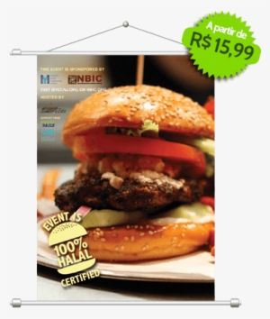 Imprimir Banners & Faixas Online - Burger Fries Pasta Pizza