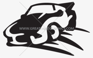 Car Drifting - Drifting Car Silhouette