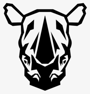Evolution Of Logo In Sketchbook - Rhino Logo Black And White