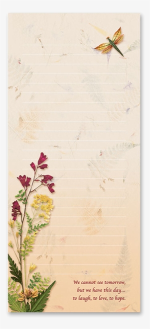 Dragonfly Garden Dweller Notepad Image - Illustration