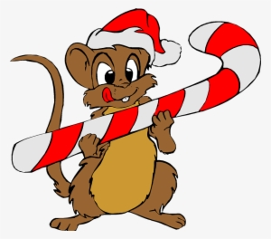 Christmas, Holiday, Clip Art, Mouse, Santa, Red, Hat - Christmas Clip Art Mouse