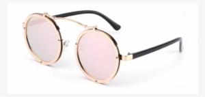 Steampunk Bolt Frame Sunglasses - Retro Round Steampunk Sunglasses Men Vintage 1762