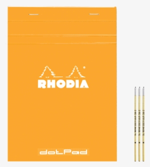 Rhodia Premium A4 Notepad 3pk Ink Refills 6 Months - Bloc Rhodia Dot Pad (black)