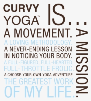 Curvy Yoga About Text - Curvy Yoga