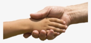 Photo Of Child And Adult Hand Shaking - Helping Hand To Children