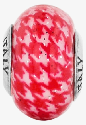 Sterling Silver Reflection Red Checkered Overlay Italian - Ring