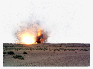 Explosion With Debris - Bird With Laser Eyes