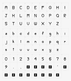 Font Characters - Font