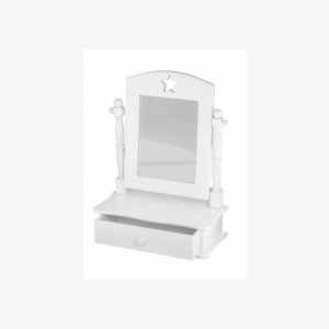 Vanity Mirror - Espejo Joyero Infantil Blanco