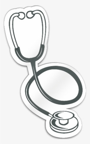 Stethoscope Shaped Magnet - Outline Picture Of A Stethoscope