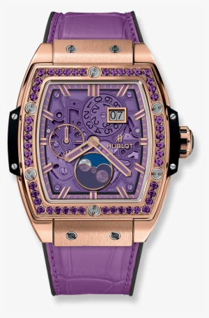 Spirit Of Big Bang Moonphase King Gold Purple - Hublot Spirit Of Big Bang Blue