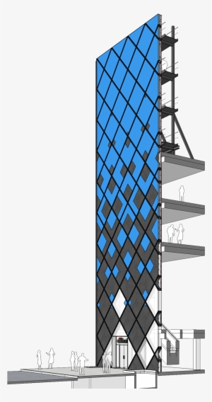 A Digital Facade For Storytelling Section - Facade