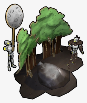 Full Moon Forest - Cartoon