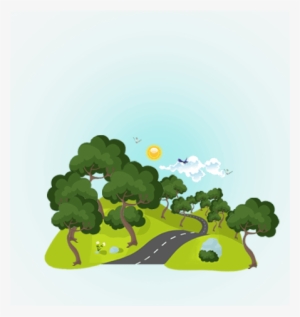 Forest - Cartoon - Psychological Stress