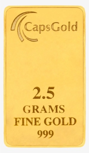 Gold Ingot - 2.5 Gms 999 Purity Gold Bar