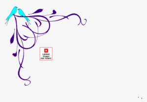 Light Blue Birds Png - Fancy Borders