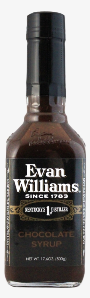 Evan Williams Chocolate Syrup - Evan Williams Whiskey, Extra Aged, Black Label - 1l