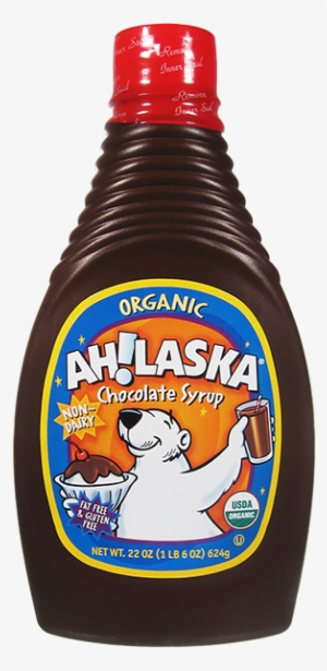 Ah Laska Chocolate Syrup Bottle-22 Oz - Ah!laska Organic Chocolate Syrup, 22 Oz