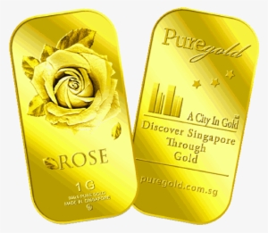 Gold Numismatic Puregold Rose Gold Bar - Gold Bar