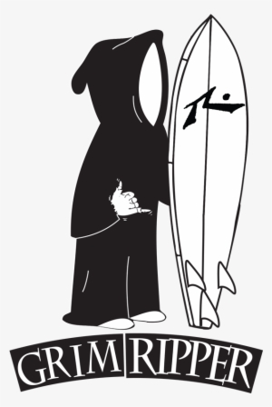 Grim Ripper Rusty Surfboards Logo - Rusty Logo