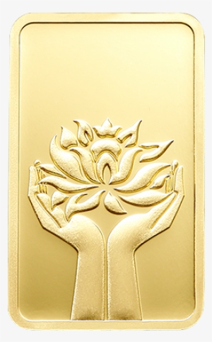 10 Gm Gold Ingot Lotus - Pamp - 470x470 PNG Download - PNGkit