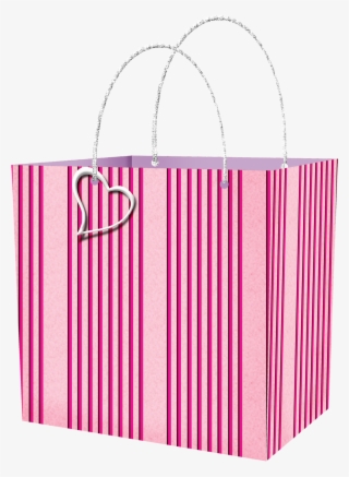 Pink Gift Bag Clipart - Gift Bag Transparent Background