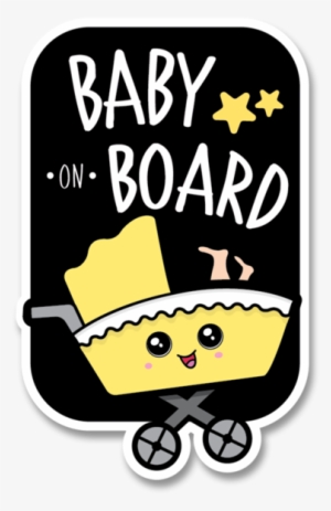 Baby On Board Stroller In Car Decal - Baby On Board