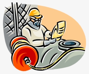 Toxic Waste Royalty Free Vector Clip Art Illustration