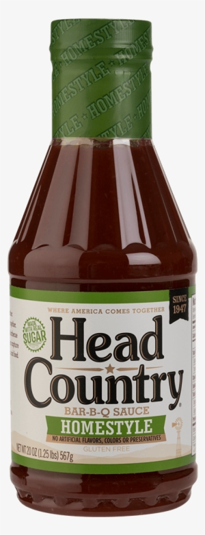 Homestyle Bbq Sauce With Green Label - Head Country Hickory Bbq Sauce