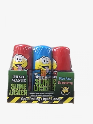 Toxic Waste Slimmer Licker Sour Roll Liquid Candy Buy - Slime Licker