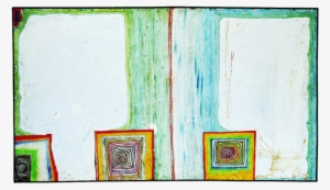 Oil, Coloured Pencil And Chalk Relief On Two Joined - Picture Frame