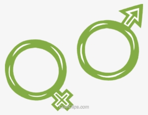 Male/female Symbols Royalty Free Vector Clip Art Illustration - Мужчина Женщина Пнг