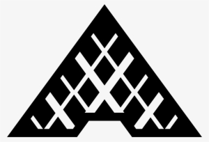 Louvre Pyramid Filled Icon - Pyramide Louvre Png